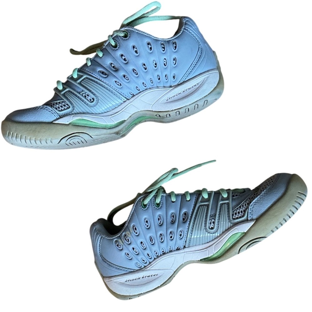 Prince T22 Women's Light Blue Mint Green Tennis Shoes Sneakers Size‎ 7.5